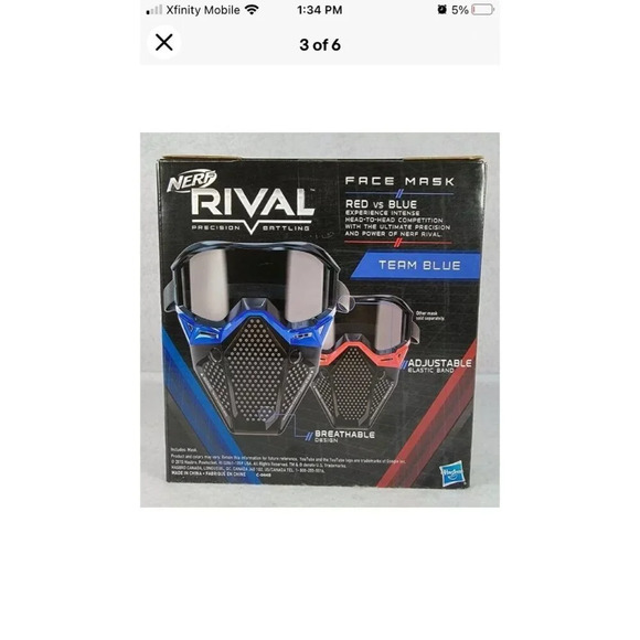 Néw sealed nerf rival face mask - Picture 2 of 2